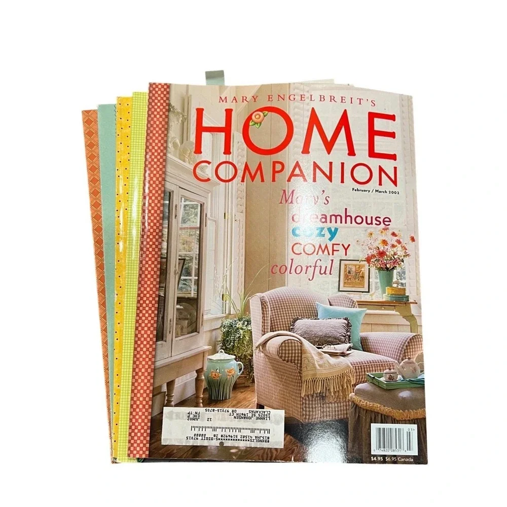 Vintage Mary Engelbreit Home Companion Magazine Lot 2002 Volume Six Complete